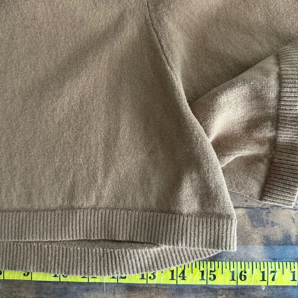 NWOT J Crew Cotton Cashmere Shorts XL Camel Brown Cozy Quiet Luxury Preppy